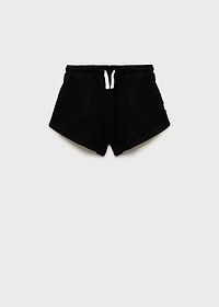 Cotton shorts with elastic waist