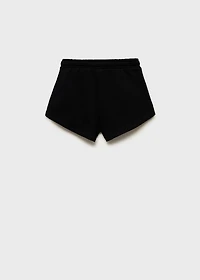 Cotton shorts with elastic waist