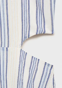 Halter dress with side slits