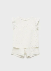 Floral cotton pyjamas