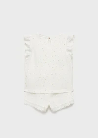 Floral cotton pyjamas