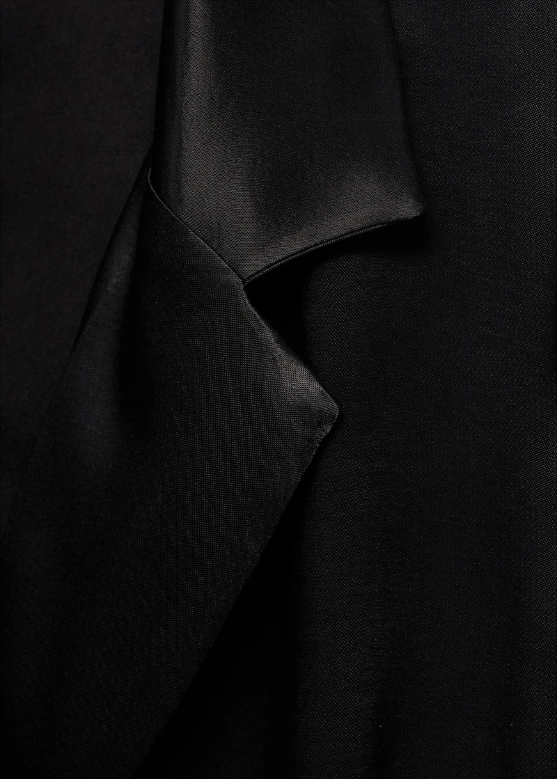 Wrap midi-dress with knot