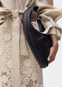 Long crochet floral skirt