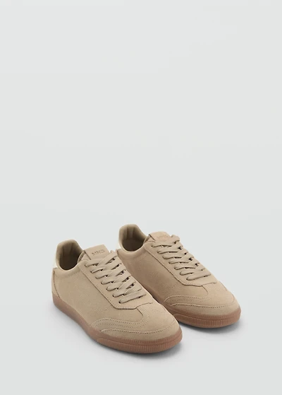 Suede sneakers