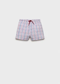 Printed swimming trunks