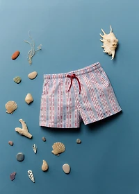 Printed swimming trunks