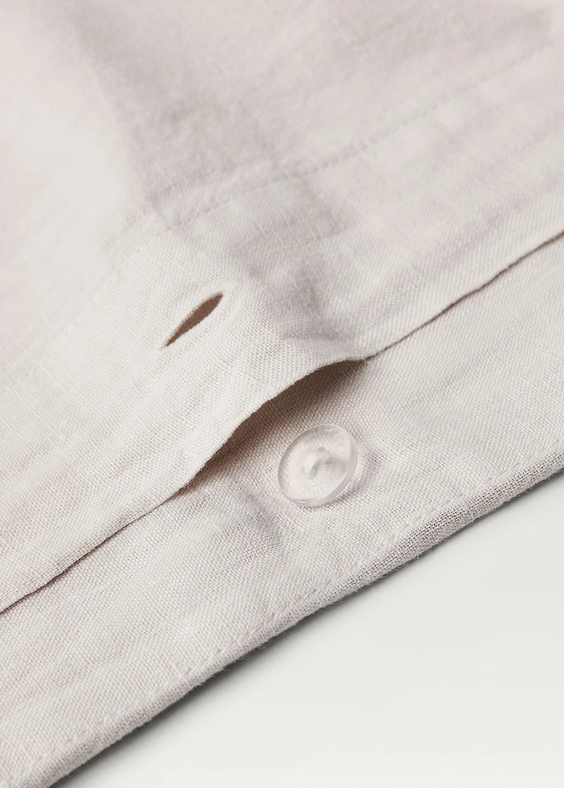 Washed linen duvet cover for 90 cm bed