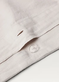 Washed linen duvet cover for 90 cm bed
