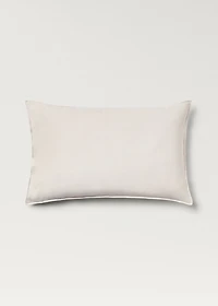 Two washed linen pillowcases 50x75 cm