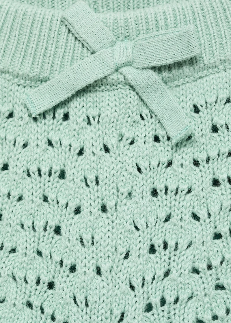 Crochet knitted shorts