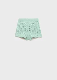 Crochet knitted shorts