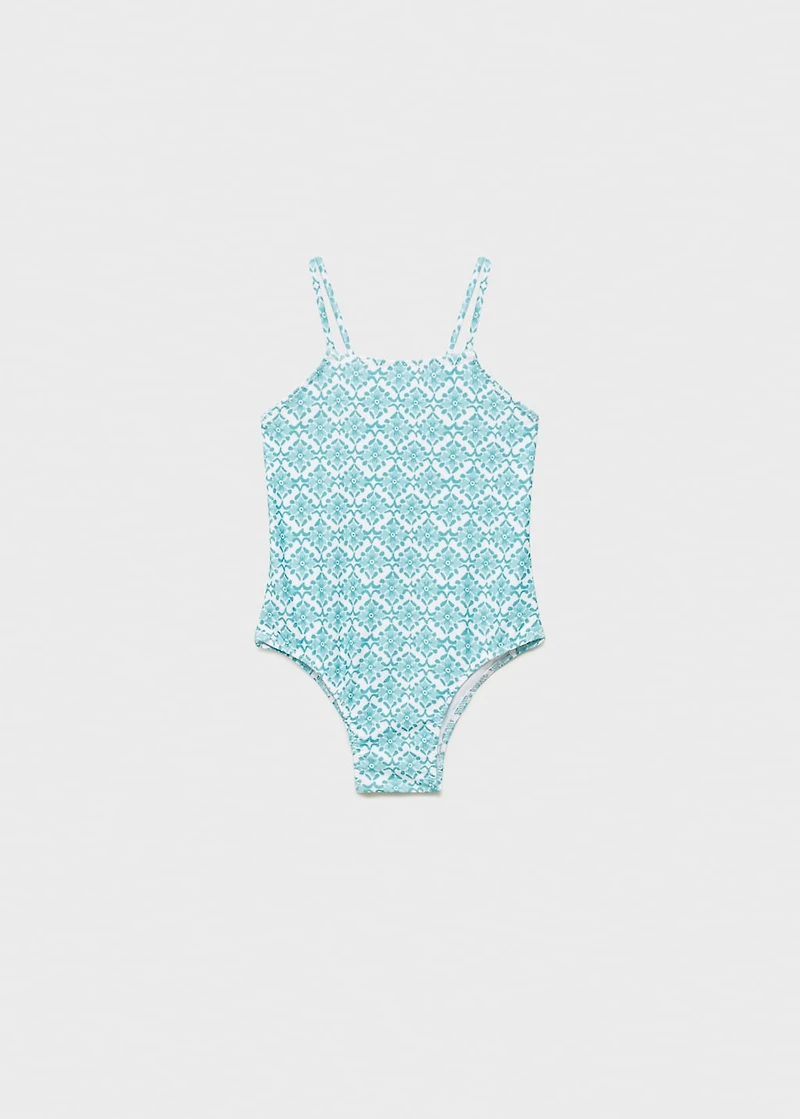 Floral print swimsuit