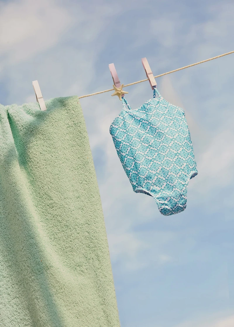 Floral print swimsuit