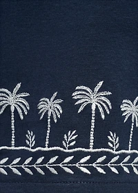 Shorts with embroidered detail