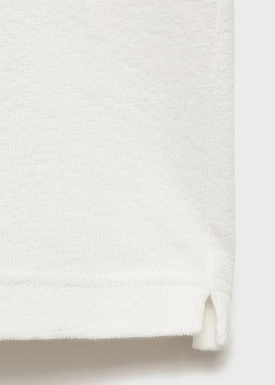 Textured cotton relaxed-fit polo shirt