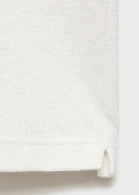 Textured cotton relaxed-fit polo shirt