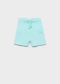 Cotton shorts with elastic waist
