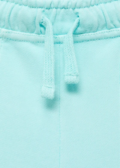 Cotton shorts with elastic waist