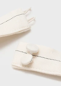 Striped halter-neck top