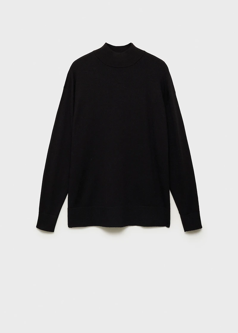 Perkins neck knitted sweater