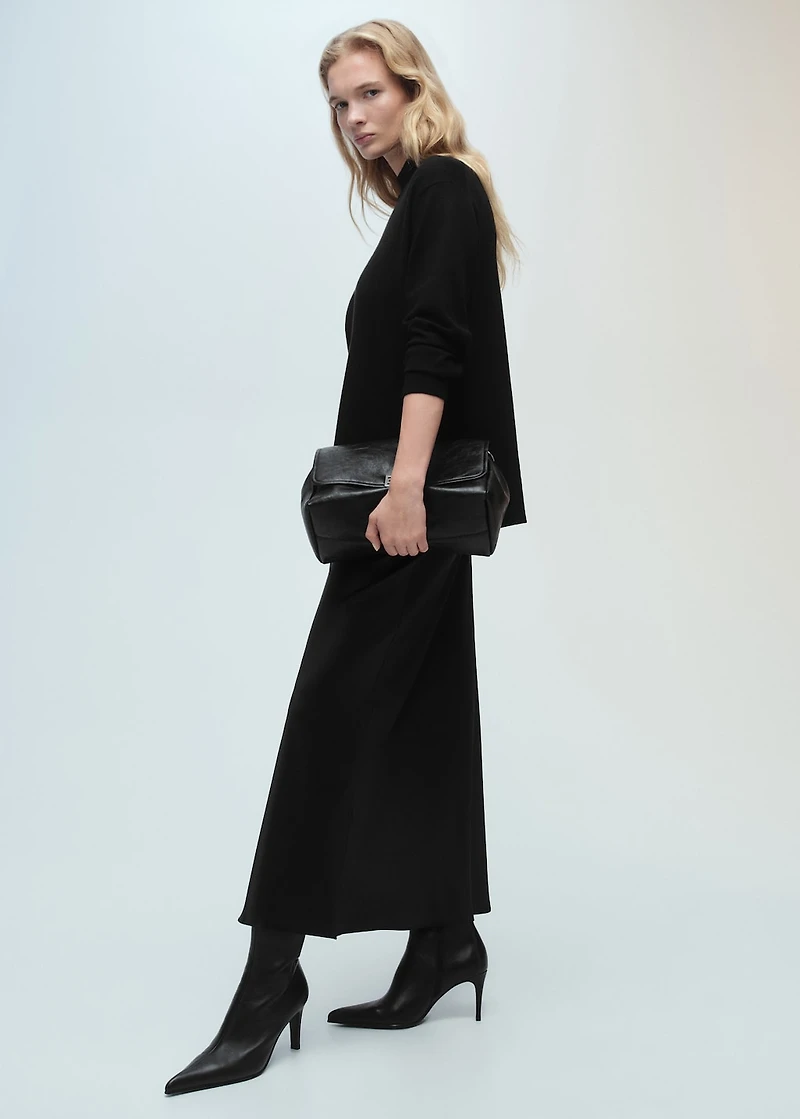 Perkins neck knitted sweater