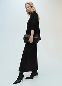 Perkins neck knitted sweater