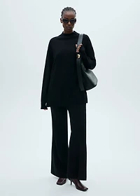 Perkins neck knitted sweater