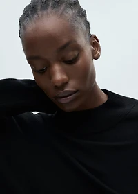 Perkins neck knitted sweater