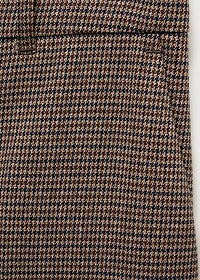 Mid-rise wide leg pants