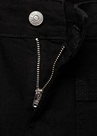 Flared cropped jeans with pockets