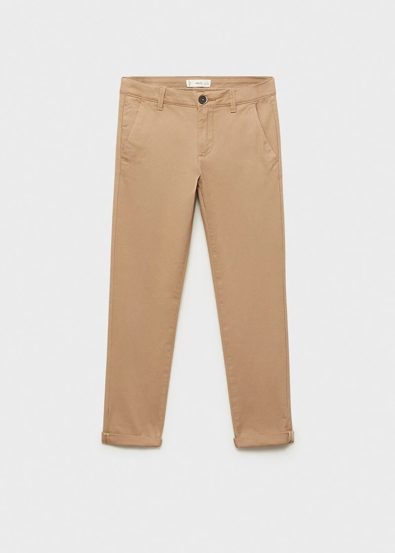 Cotton chinos