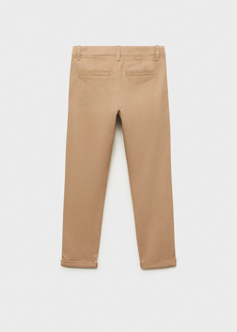 Cotton chinos