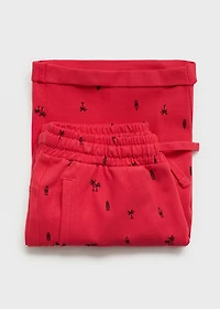 Printed Bermuda shorts