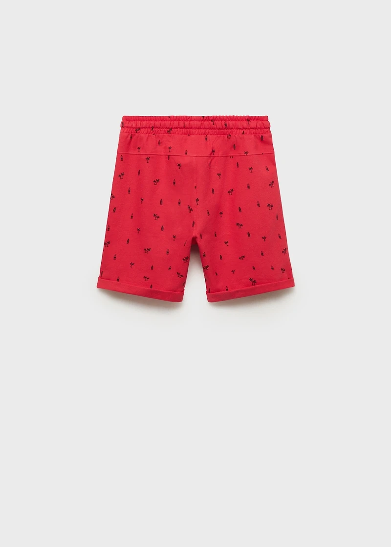 Printed Bermuda shorts