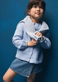 Cheesecloth cotton blouse