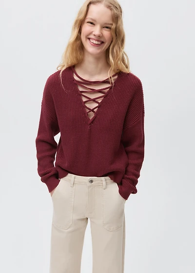 Culotte jeans with pockets