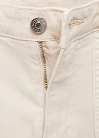 Culotte jeans with pockets