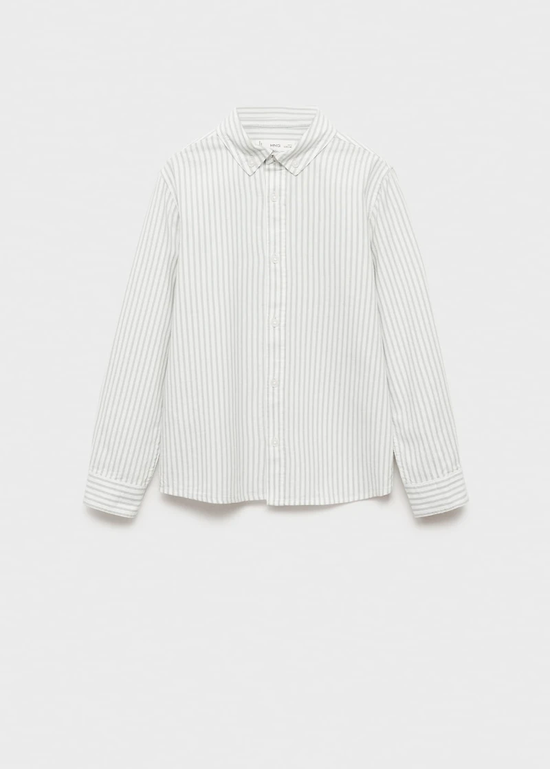 100% cotton Oxford striped shirt