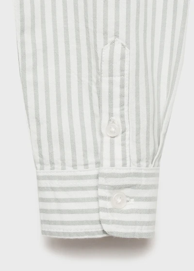 100% cotton Oxford striped shirt