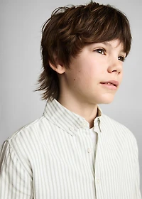 100% cotton Oxford striped shirt