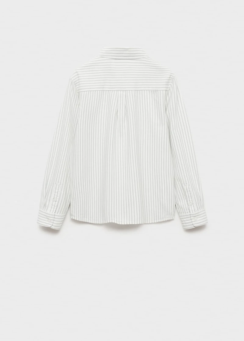 100% cotton Oxford striped shirt