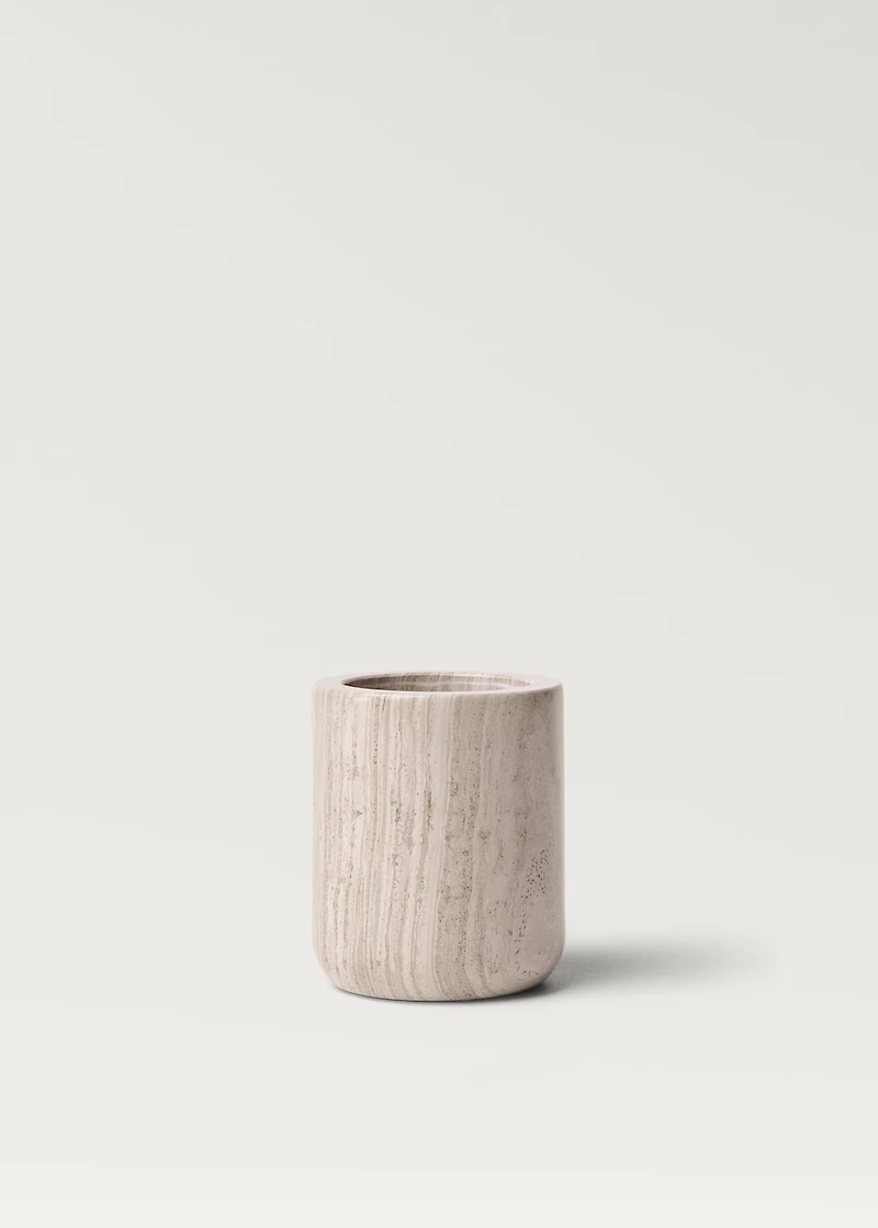 Marble bathroom glass