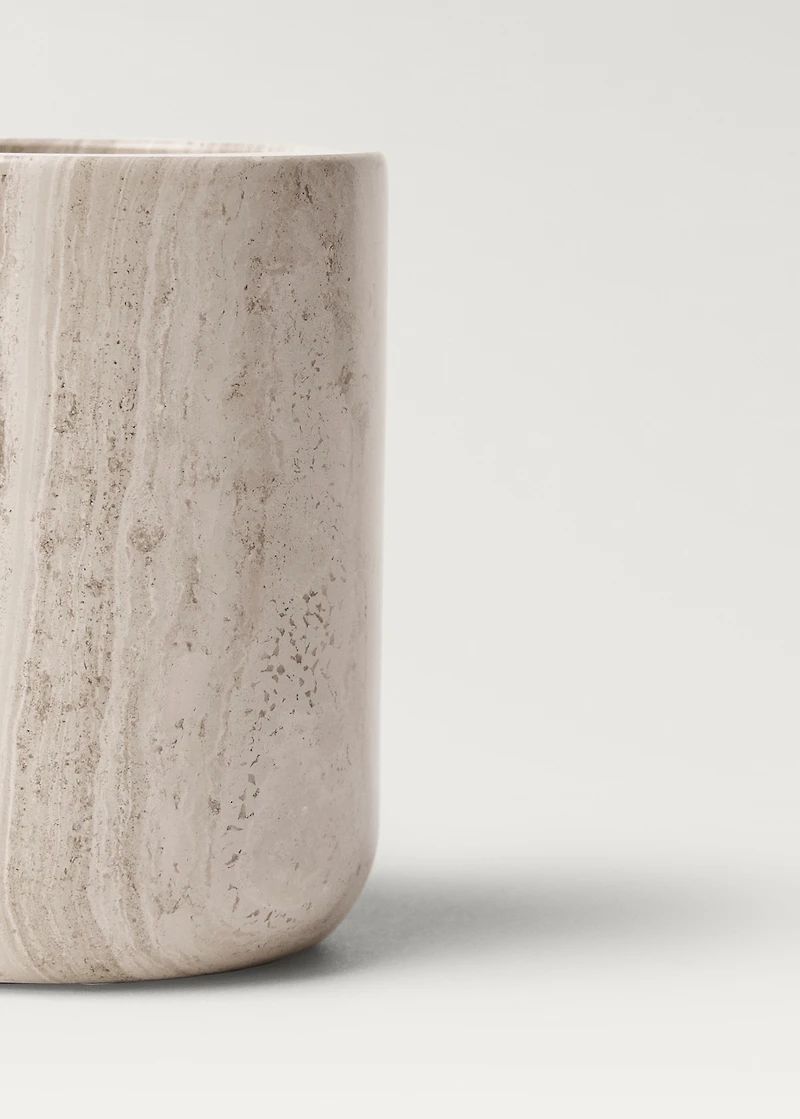 Marble bathroom glass