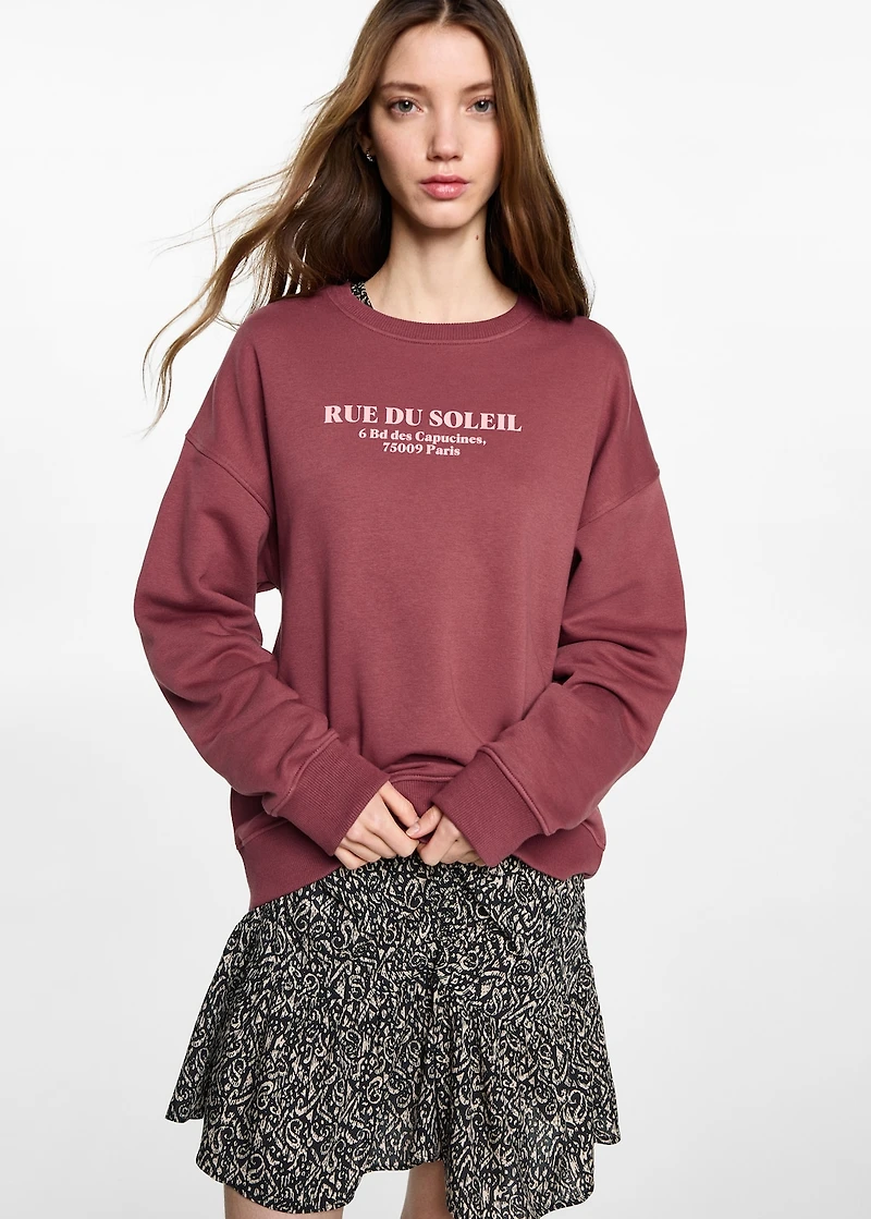 Message sweatshirt