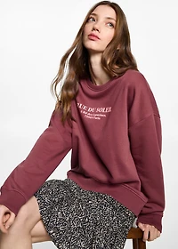 Message sweatshirt