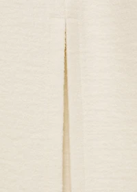 Wool-blend midi-skirt