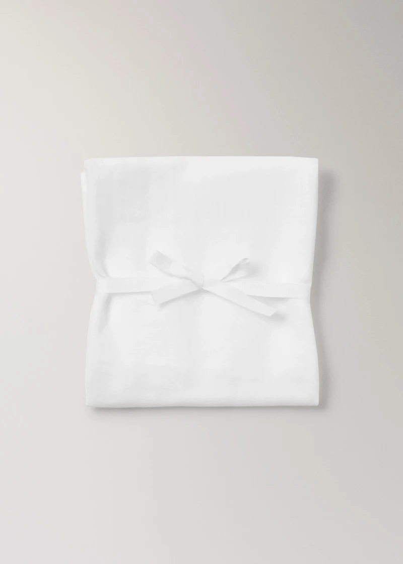 Plain cotton baby swaddle