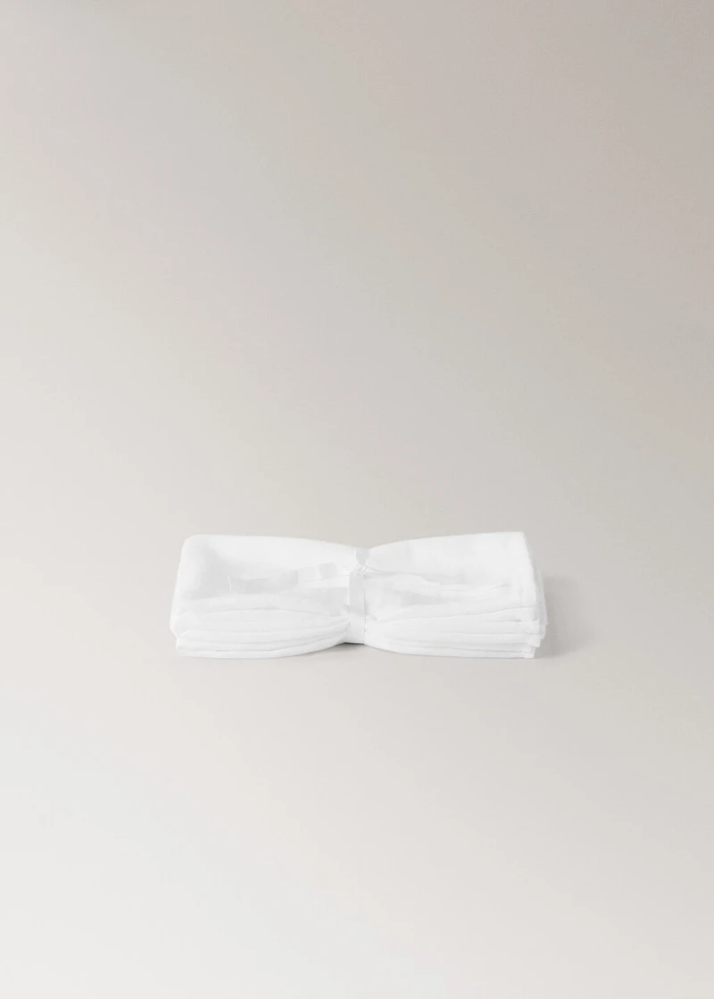 Plain cotton baby swaddle