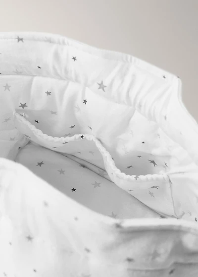 Organizer changing mat with star print