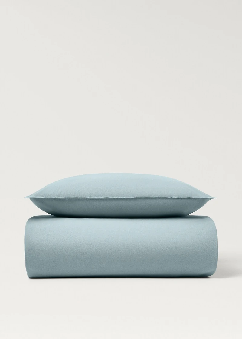 Children’s washed cotton double-stitched duvet cover for crib